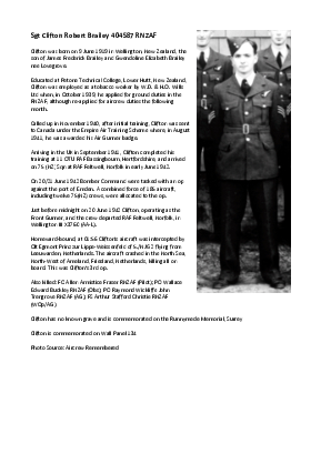 A preview of a PDF biography for Brailey, Clifton Robert